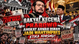 Rakyat Kecewa kepada Prabowo: Ketika Anwar Usman Masuk Wantimpres, Etika Ndasmu?